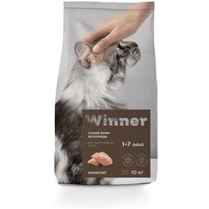 Сухой корм для стерилизованных кошек Winner с курицей 10 кг
