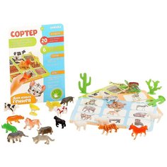 Развивающий набор- сортер "Изучаем животных" 4477275 Iq Zabiaka