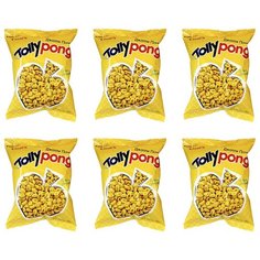 Воздушные пшеничные зерна Jolly pong (6 шт. по 60 г) Crown