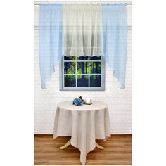 Тюль Византия "Лиза" голубой, 330*150 см