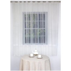 Тюль Византия "Cакария", кружево, молочный, 300*180 см