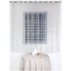 Тюль Византия "Cакария", полоски, жёлтый, 300*170 см