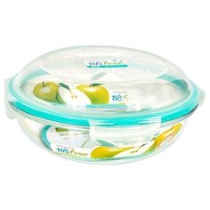 Контейнер для пищевых продуктов "LocknLock" BisFree, герметичный, Tritan, круглый 920 мл.