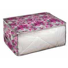 Кофр для хранения "Роза", Д600 Ш450 В300, розово-серый Handy Home