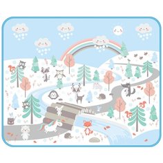 Детский развивающий коврик "Зимняя Сказка" 130х160х0,5см Mambobaby