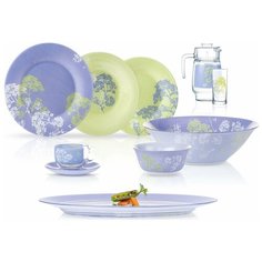 Столовый сервиз PURPLE MIX & MATCH 46 пр. 6 перс. ОАЭ 64862 Luminarc