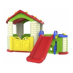 Игровой домик с забором и горкой, цвет "Ивори" CHD-803 Toy Monarch
