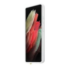 Чехол Samsung Clear Protective Cover S21 Ultra белая рамка