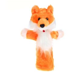 Радомир Кукла на руку Лиса 34 см (С529) оранжевый Radomir
