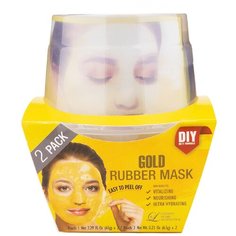 LINDSAY АЛЬГИНАТНАЯ МАСКА C КОЛЛОИДНЫМ ЗОЛОТОМ (ПУДРА+АКТИВАТОР) GOLD RUBBER MASK