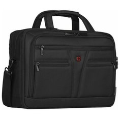 Портфель для ноутбука "Wenger", 14-16, черный, баллистический нейлон, 41x20x29 см, 18 л