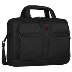 Портфель для ноутбука "Wenger", 14-16, черный, баллистический нейлон, 40x16x29 см, 11 л