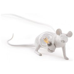 Настольный светильник декоративный мышь Seletti Mouse Lamp Lying Down 14886