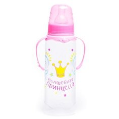 Бутылочка для кормления Princess 250 мл розовая с 0 мес Mum&Baby