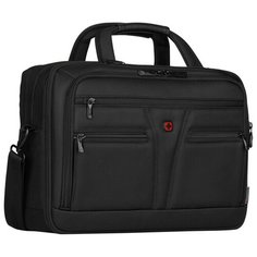 Портфель WENGER для ноутбука 14-16, черный, баллистический нейлон, 41 x 20 x 29 см, 18 л