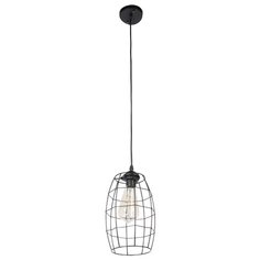 Люстра лофт подвесная 1*60Вт E27 MD.1708-1-P BK Imex