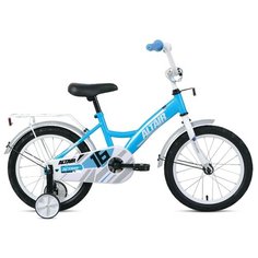 Велосипед ALTAIR KIDS 16 (16" 1 ск.) 2020-2021, бирюзовый/белый, 1BKT1K1C1007