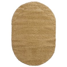 КОВЕР ФРИЗЕ "SHAGGY ULTRA" ОВАЛЬНЫЙ 0,8*1,5 М S600 BEIGE (1) "МЕРИНОС"