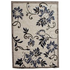 КОВЕР БЦФ "SILVER" 0,8*1,5 М D353 GRAY (1) "МЕРИНОС"