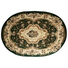 КОВЕР БЦФ "LAGUNA" ОВАЛЬНЫЙ 0,8*1,5 М D017 GREEN "МЕРИНОС" Merinos