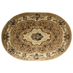 КОВЕР БЦФ "LAGUNA" ОВАЛЬНЫЙ 0,6*1,1 М D017 BEIGE "МЕРИНОС" Merinos
