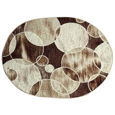 КОВЕР БЦФ "LAGUNA" ОВАЛЬНЫЙ 0,8*1,5 М D498 BEIGE "МЕРИНОС" Merinos