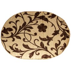 КОВЕР БЦФ "LAGUNA" ОВАЛЬНЫЙ 0,6*1,1 М D184 BEIGE "МЕРИНОС" Merinos