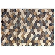 КОВЕР ХИТ-СЕТ "MATRIX" 0,8*1,5 М D579 BEIGE -BLUE "МЕРИНОС" Merinos