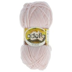 Пряжа Adelia "TINA" 100% акрил №177 кремовый - 5 мотков по 100 г