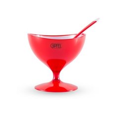 Креманка с ложкой LUMINO 10х10см 9478 GIPFEL с двойными стенками.