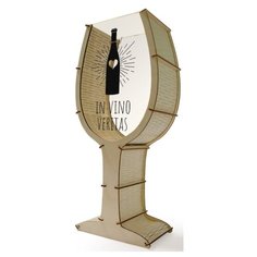 Копилка для винных пробок в виде бокала "In Vino Veritas" Впраздник.рф