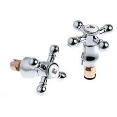 РЕМКОМПЛЕКТ ДЛЯ СМЕСИТЕЛЕЙ ИМП. 1/2" ПЛАСТИК, МАХОВИК КРЕСТ (1/40) "ПРОФСАН"