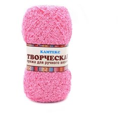 Пряжа Камтекс Творческая 100гр. 270м. (100%хлопок) (056 розовый), 5 мотков