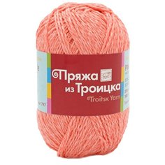 Пряжа из Троицка Ромашка 100гр. 210м. (50% хлопок, 50% вискоза) (5063-мулине (бегония)), 5 мотков Троицкая камвольная фабрика