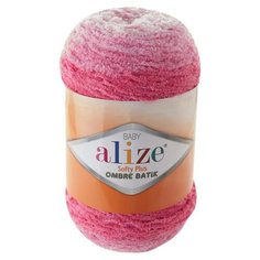 Пряжа Alize Softy Plus Ombre Batik 500гр. 600м. (100% микрополиэстер) (7283 розовый)