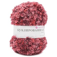 Пряжа Пехорка Буклированная 200 гр., 220 м., упак./5 шт. (30% мохер, 20% шерсть, 50% акрил высокообъемный) (1199М), 5 мотков