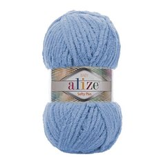 Пряжа для вязания Alize Softy Plus 100г 120м (100% микрополиэстер) (112 голубой), 5 мотков
