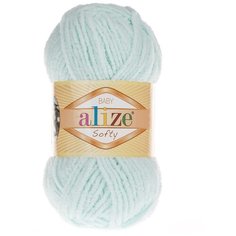 Пряжа для вязания Alize Softy (100% микрополиэстер) (15 водяная зелень), 5 мотков