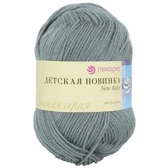 Пряжа Пехорка Детская новинка 50 гр. 200 м. (100%акрил) (174-Стальной), 10 мотков