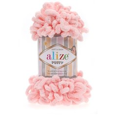 Пряжа для вязания Alize Puffy 100г 9м (100% микрополиэстер) (340 пудровый), 5 мотков