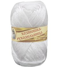 Пряжа Носочная добавка 50г 230м (100% полипропилен) (жемчужный), 10 мотков Хозяюшка рукодельница