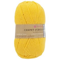 Пряжа Пехорка Секрет успеха (100%шерсть) (12-Желток), 10 мотков