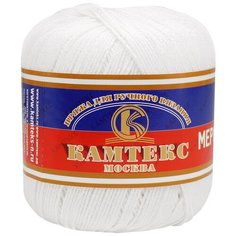 Пряжа Камтекс Хлопок мерсеризованный (100%хлопок) (002 отбелка), 10 мотков
