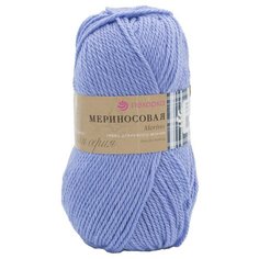 Пряжа Пехорка Мериносовая (50%шерсть, 50%акрил) (384-Яр.астра), 10 мотков
