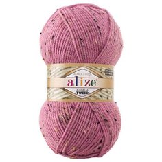 Пряжа для вязания Alize Alpaca Tweed 100гр. 250м. (15% шерсть, 15% альпака, 5% вискоза, 65% акрил) (269 розовый), 5 мотков