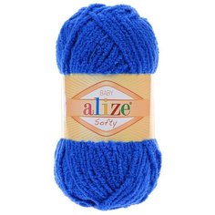 Пряжа для вязания Alize Softy (100% микрополиэстер) (141 василек), 5 мотков