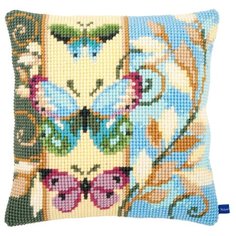 PN-0154716 Подушка Vervaco Бабочки 40x40см