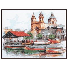 08.012 Набор для вышивания Палитра Мальта, 39х30 см