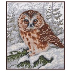 09.002 Набор для вышивания Палитра Сова, 19х23 см