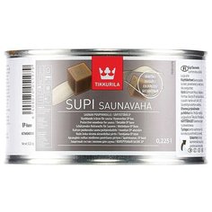 СУПИ САУНАВАХА 0,225 Л (1/3) ЗАЩИТНЫЙ ВОСК ДЛЯ САУН "ТИККУРИЛА" Tikkurila